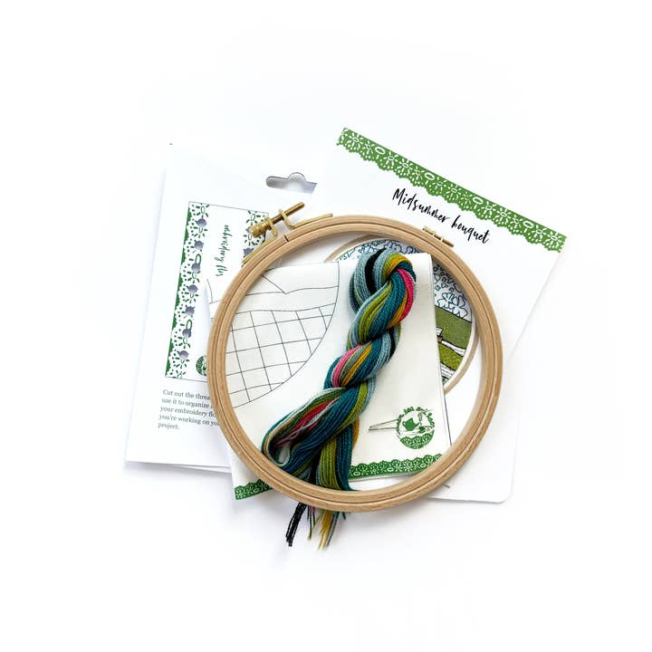 Cream Tea and Lace - Wholesale Embroidery/Cross Stitch Supplies - embroidery kit midsummer, interior design modern hoop art8