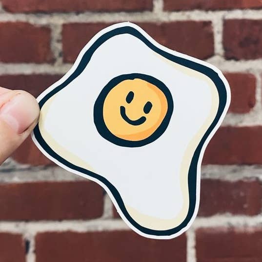 Äggcellent Die-cut vinyl klistermärke för wholesale av RAD Stickers + Doodads