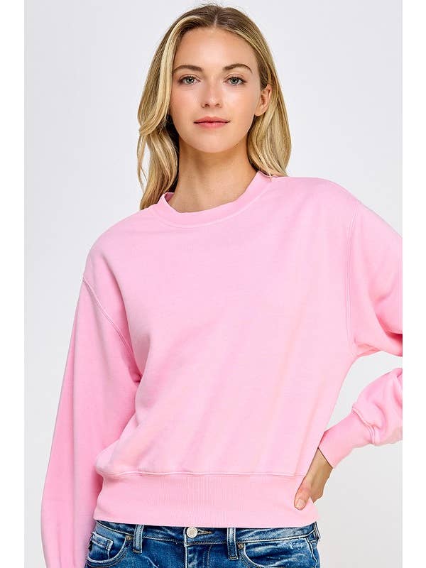 Vanilla Monkey - Wholesale Sweatshirt - Women's - Basic Burnout Fleece Sweatshirt3