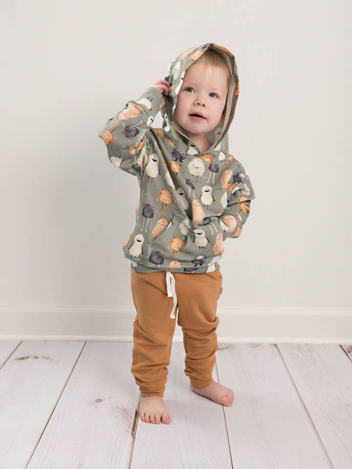 Kids Bamboo Camel Jogger Pants for wholesale by Butterscotch Babies