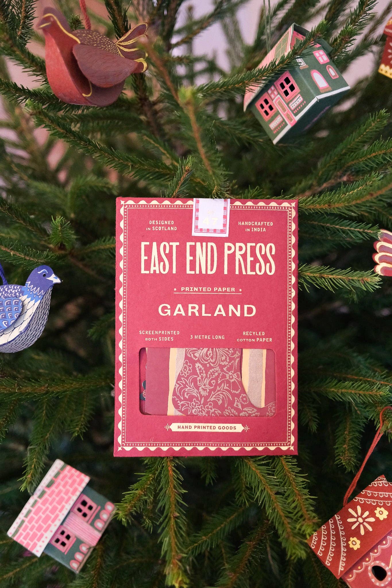 East End Press – wholesale Bunting/garland – Christmas Sewn Garland5