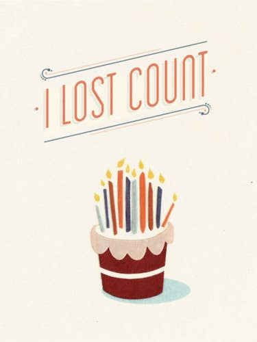 Lost Count Birthday for wholesale by Good Paper