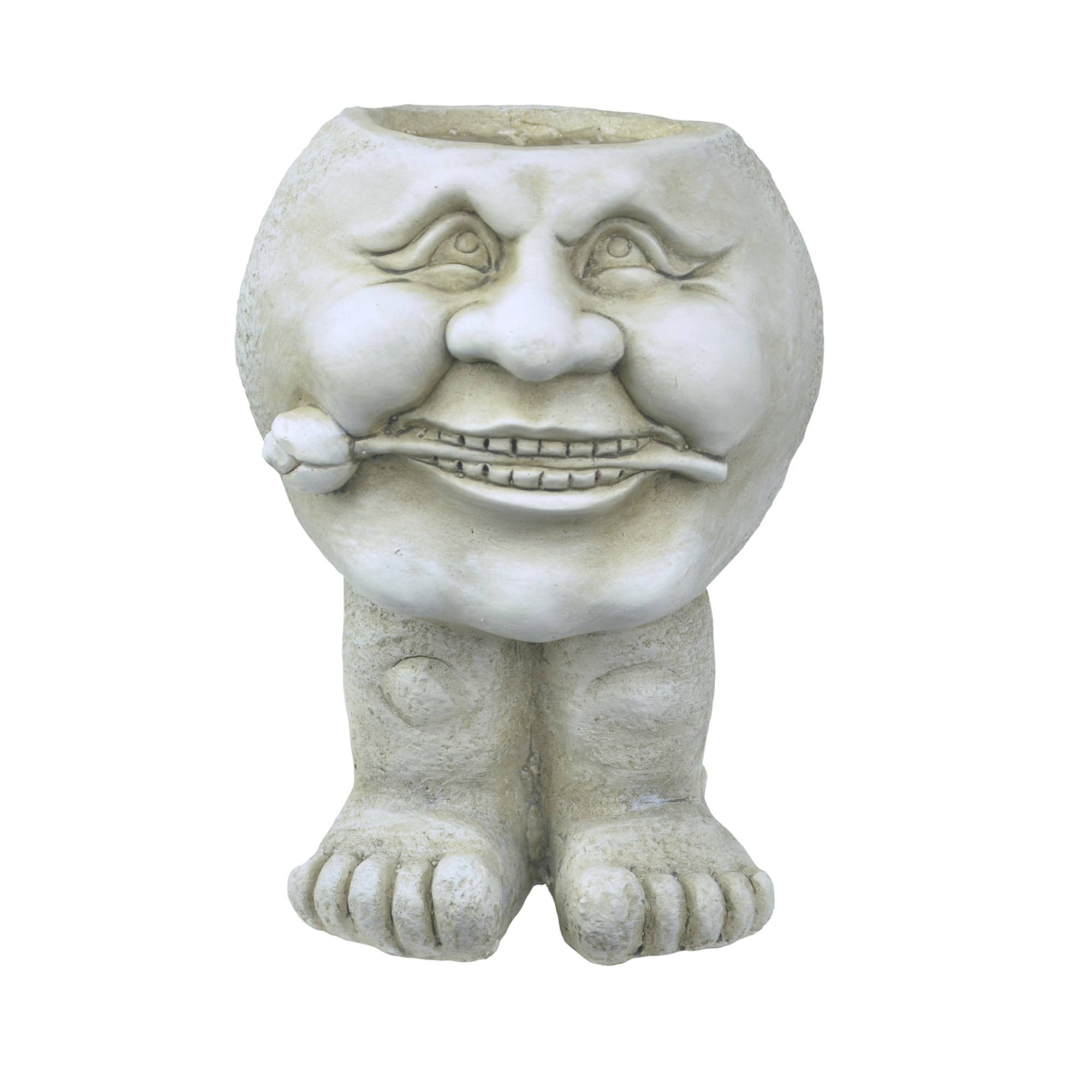 RCS Gifts - Wholesale Plant Pot - Flowered Face Standing Planter1