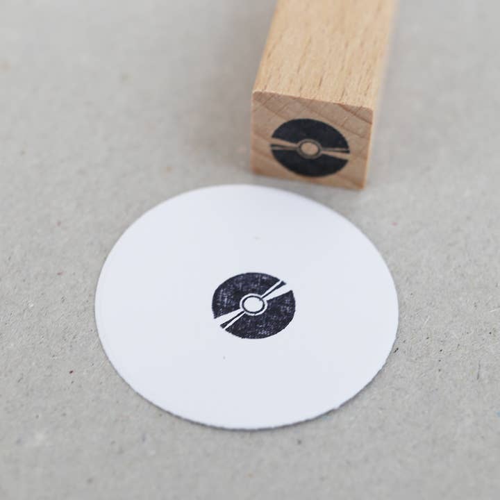 Mini Rubber Stamp | Vinyl Record for wholesale by Meissa print