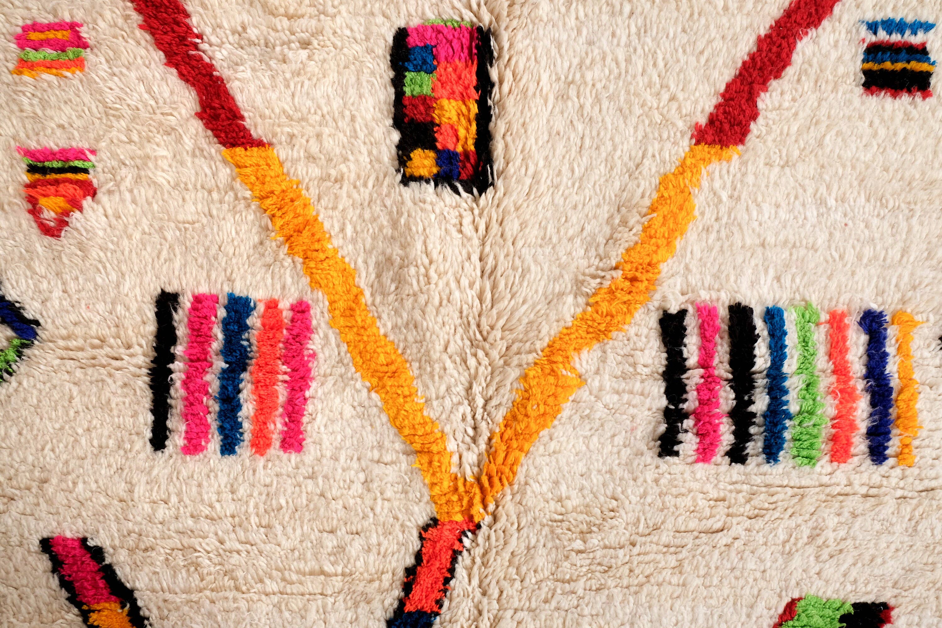 Moroccan Woven Treasures - Wholesale Vloerkleed - Marokkaans shagtapijt, handgetuft tapijt van zachte wol, vloerkleed met groot oppervlak8