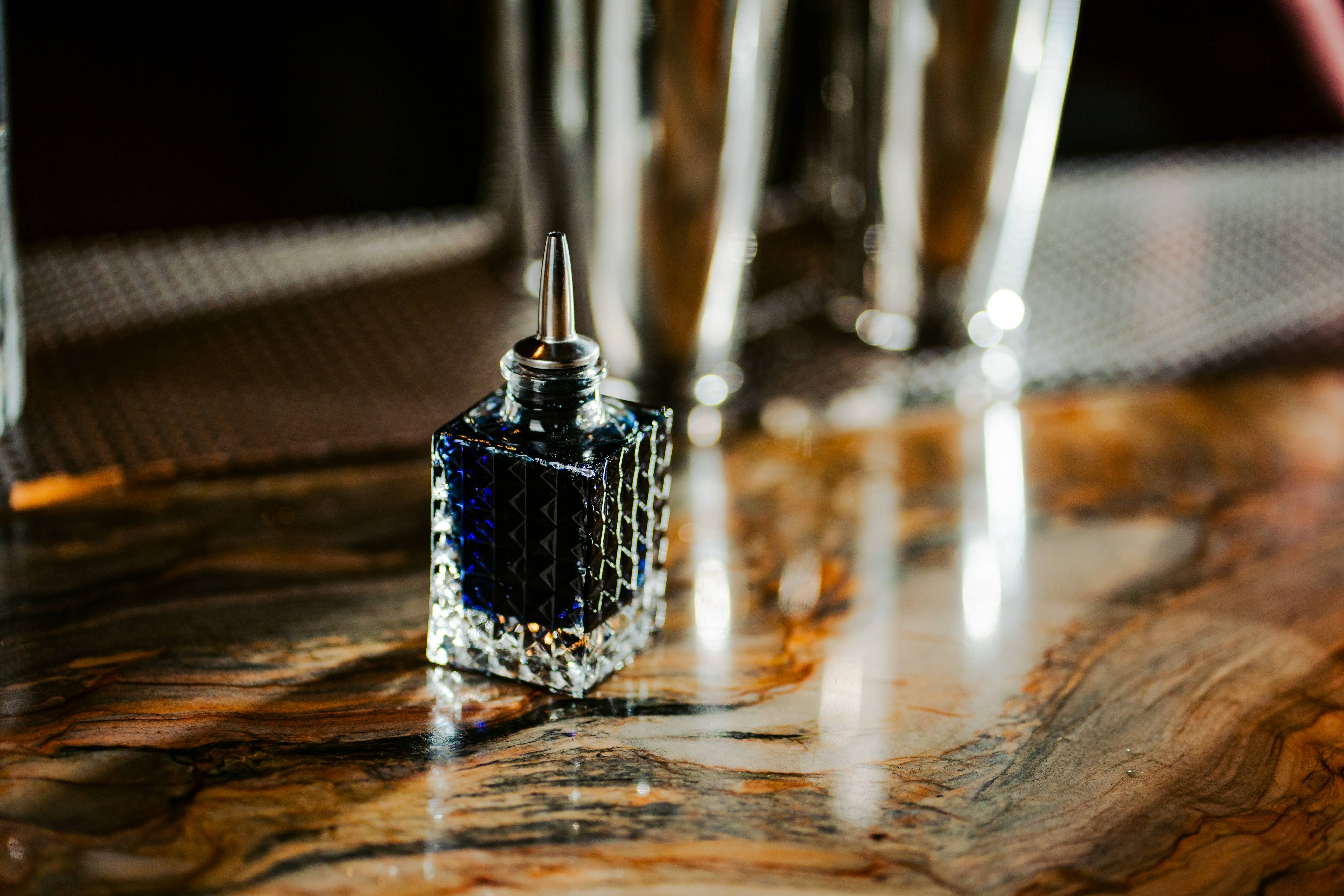 Hospitality Glass - Wholesale Bargereedschap - Diamant 3,75 oz. Bittersfles2