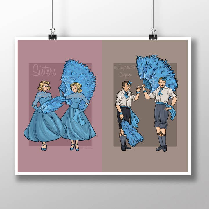 Caring, Sharing- 11x14 inch Print for wholesale by Karen Hallion Illustration