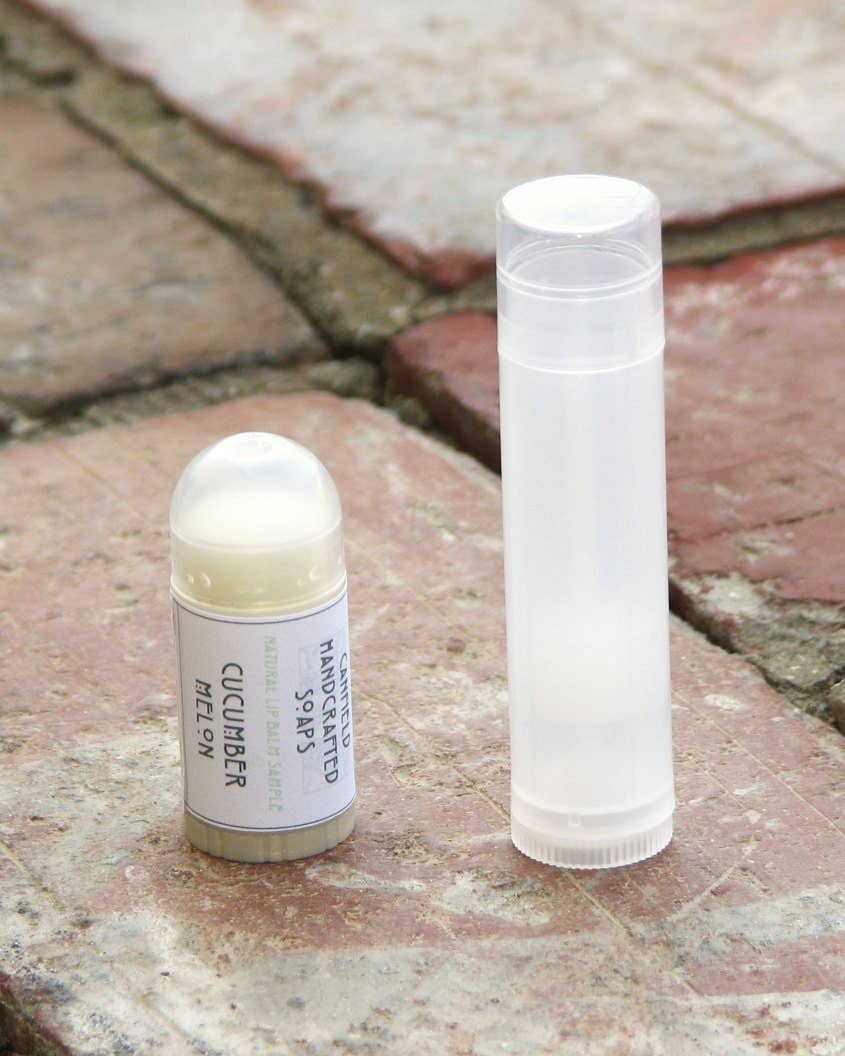 Canfield Handcrafted Soaps - Wholesale Lip Balm - Mini Lip Balm with Shea and Cocoa Butter - Cucumber Melon2