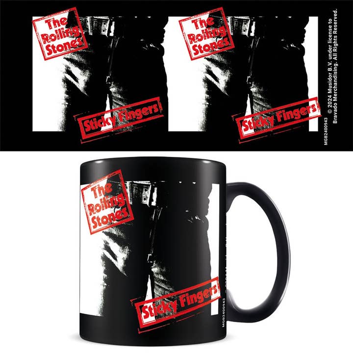 The Rolling Stones (Sticky Fingers) Schwarze Tasse für den Großhandel von Pyramid International