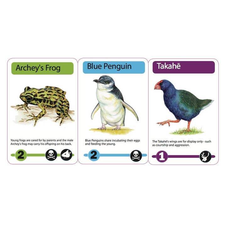 Science and Nature – wholesale Kortspel – Nya Zeeland Menagerie spel