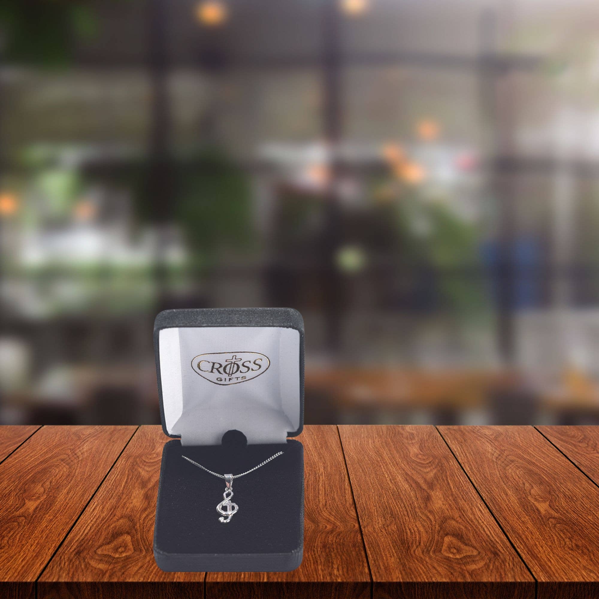 Dicksons - Vendita all'ingrosso Collana con ciondolo/pendaglio - Collana placcata in argento con ciondolo a forma di croce2