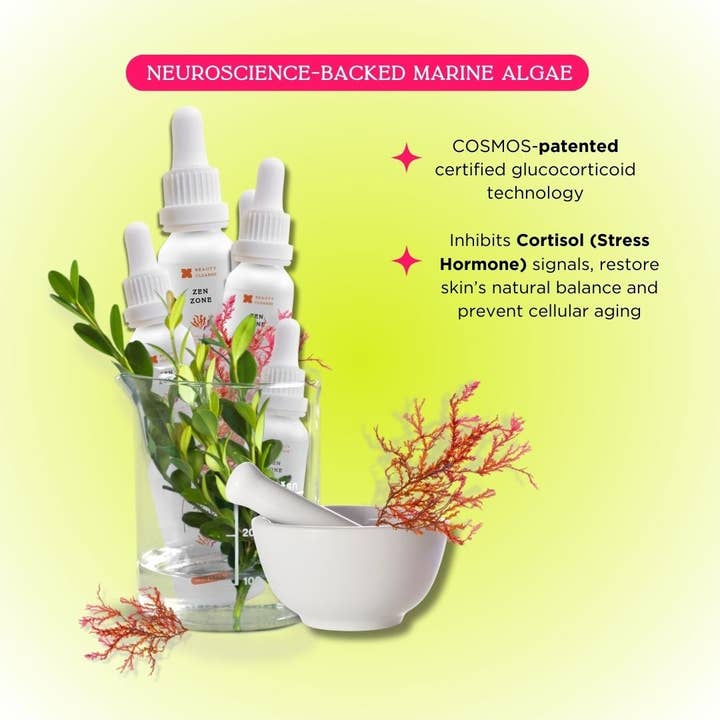 Beauty Cleanse Skincare - Wholesale Gezichtsolie - Zen Zone Wortel Algen Gezichtsolie Serum | Pro-Aging 20ML3