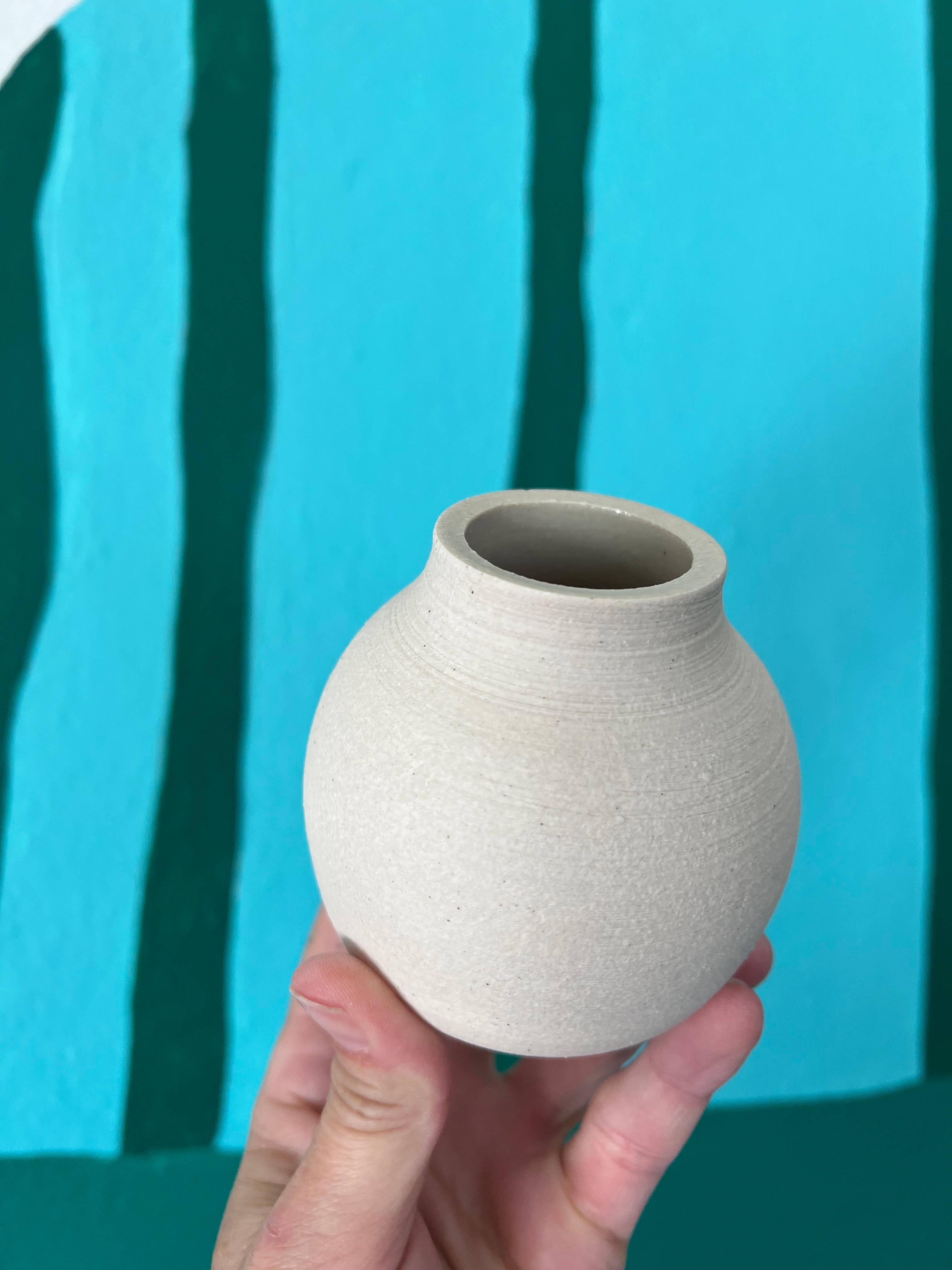 Bowman Ceramics - Wholesale Vase - Stone white bud vases11