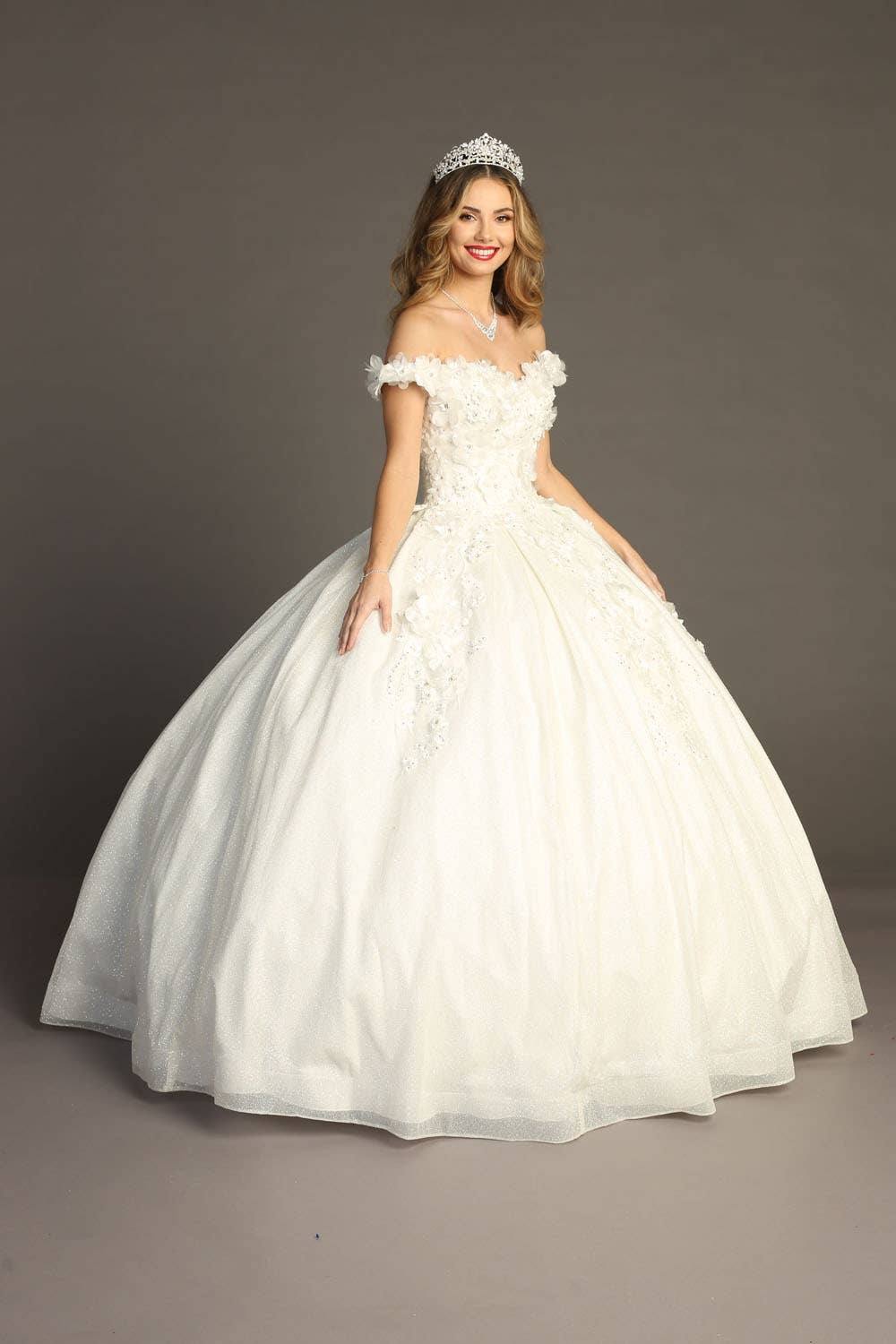 Chicas – wholesale Gown – Women's – Off the Shoulder Quinceanera-wedding Dress CHF301315