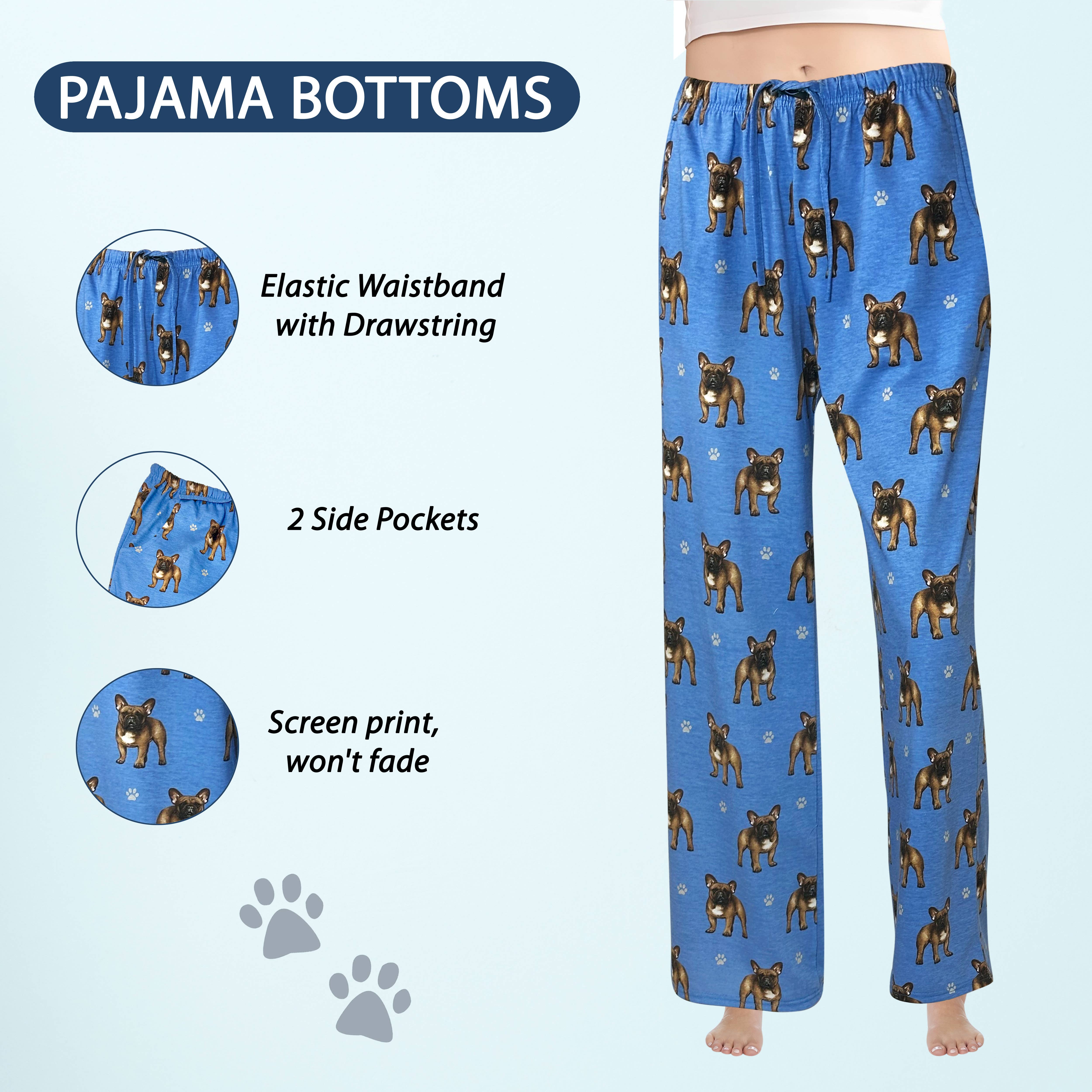 E&S Pets – Engroshandel Pyjamasunderdel - Dame – Franske Bulldog Pyjamasunderdele - Pet Lover Pyjamasbukser1