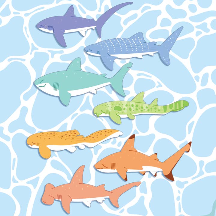 Shark Acrylic Charms for wholesale by Fiveboos Inc