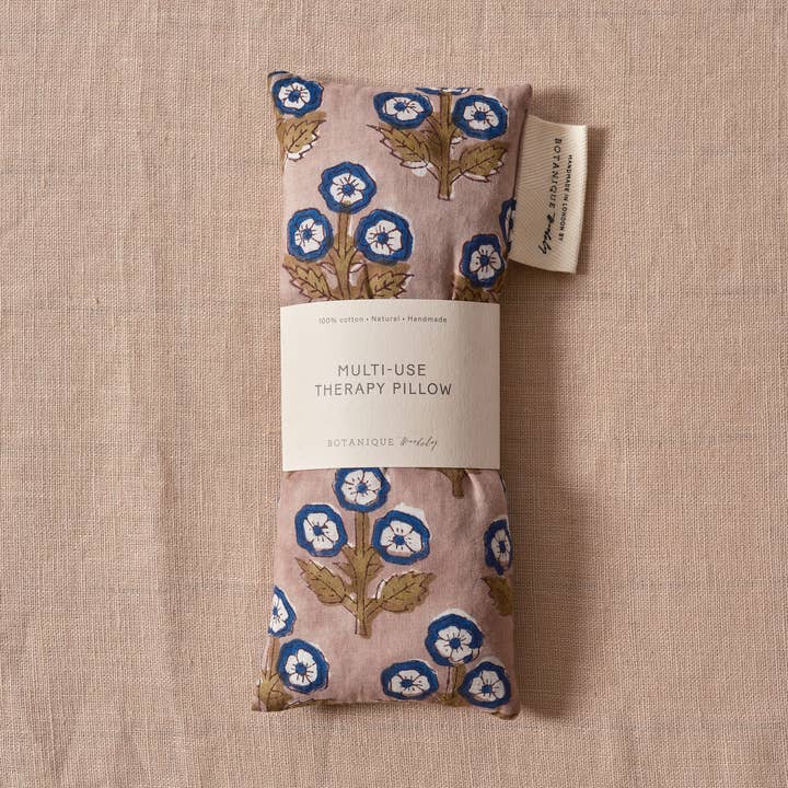 Multi-Use Lavender Eye Pillow | Dimpsey Block Printed Cotton for wholesale by Botanique Workshop