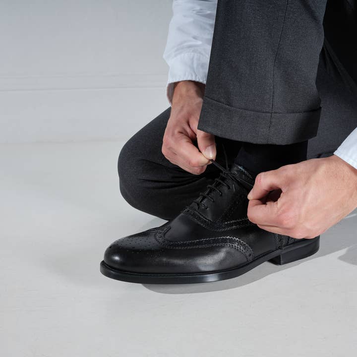 British Passport - Wholesale Oxford Shoes - Men's - Black oxford shoe - Art.BP13226