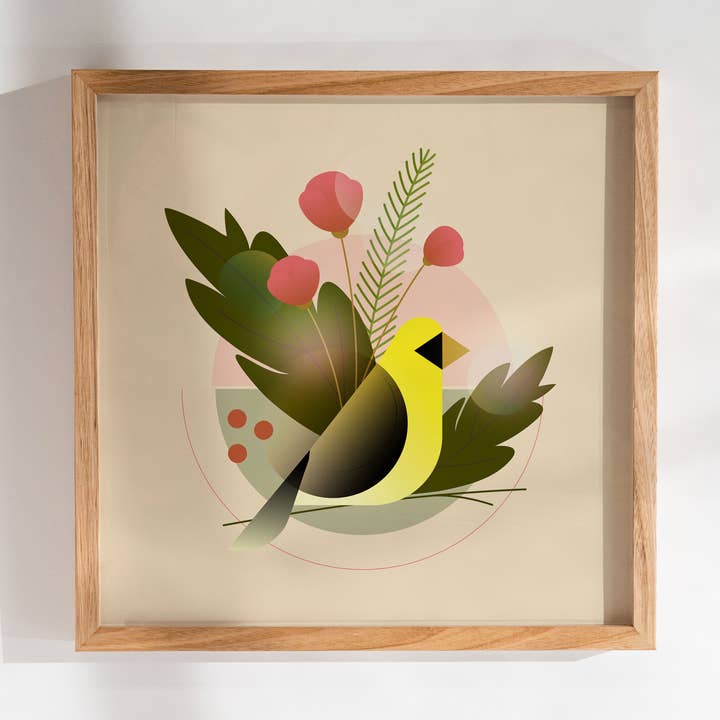 Birds Of The World - Goldfinch for wholesale by Ameesha Lee Illustration