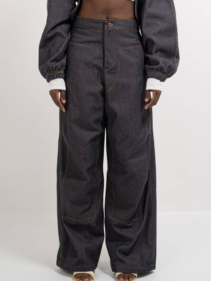 PANTALON EN JEAN DADE pour la vente par Mercy House Studio