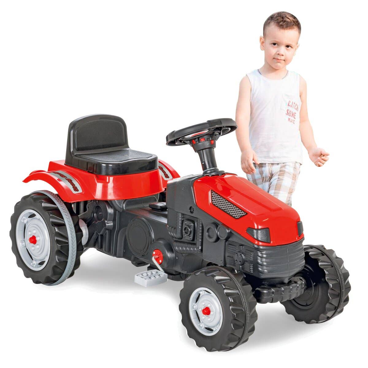 mhw24 - Wholesale Toy Car/Truck - Kids - Strong Bull red pedal tractor0