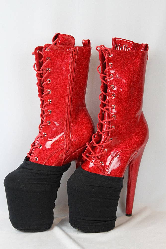 Rarr Designs - Vendita all'ingrosso Accessorio per scarpe - Unisex - Protettore per Tacchi Alti NERO OPACO1