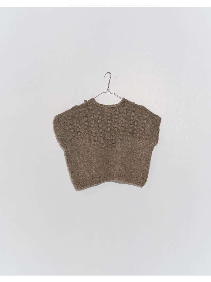 World of Crow llc - Wholesale Knit Sweater - Women's - Cropped brown sweater2