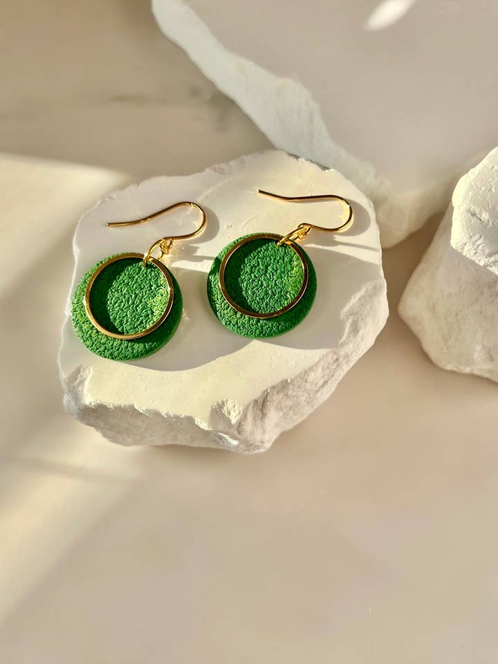 Posh - Vert Texturé pour la vente par ReynaBee Clay Co