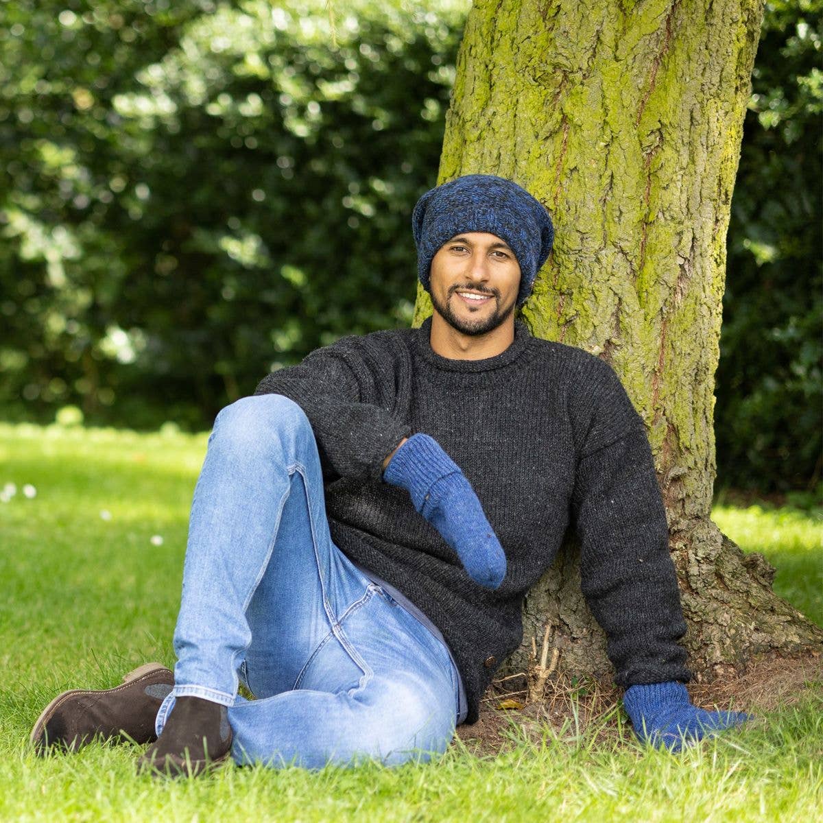 Black Yak Ltd – wholesale Pullovertröja - Unisex – Stickad ulltröja i enfärgat mönster - 100 % ren ny ull7