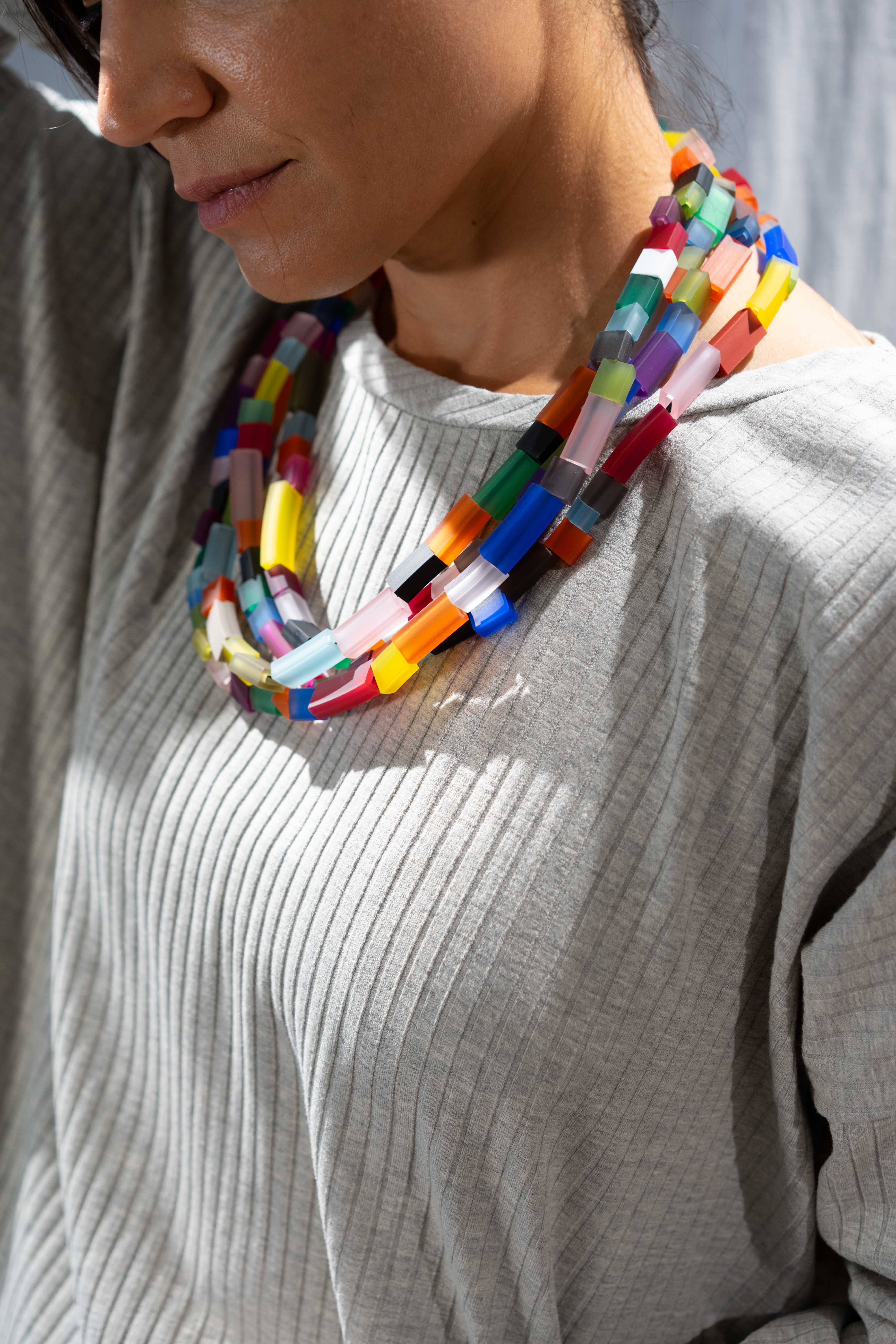 Rosalba Galati SRL - Wholesale Y-Neck/Lariat Necklace - LONG MOSAIC2