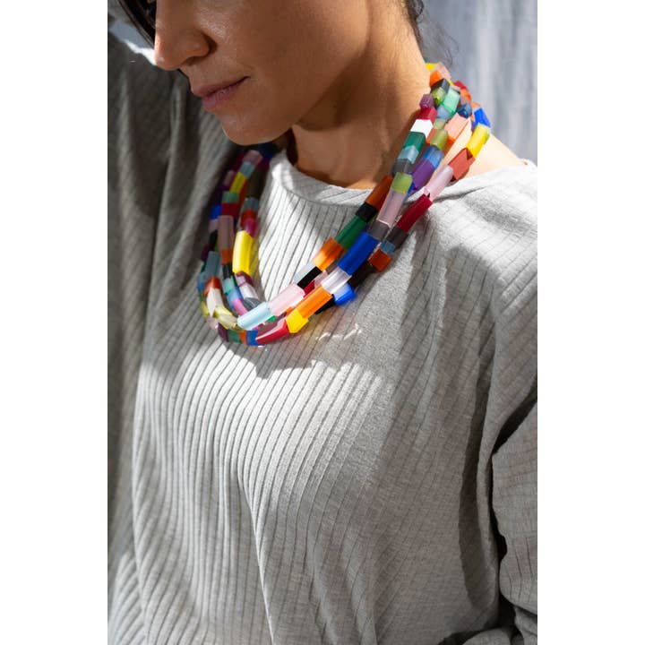 Rosalba Galati SRL - Wholesale Y-Neck/Lariat Necklace - LONG MOSAIC2