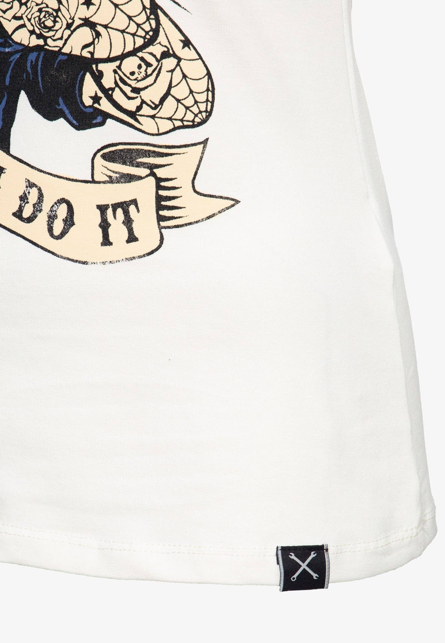 KING KEROSIN - Wholesale Screen Printed T-Shirt - Women's - Short-sleeve shirt "We can do it - Inked"3