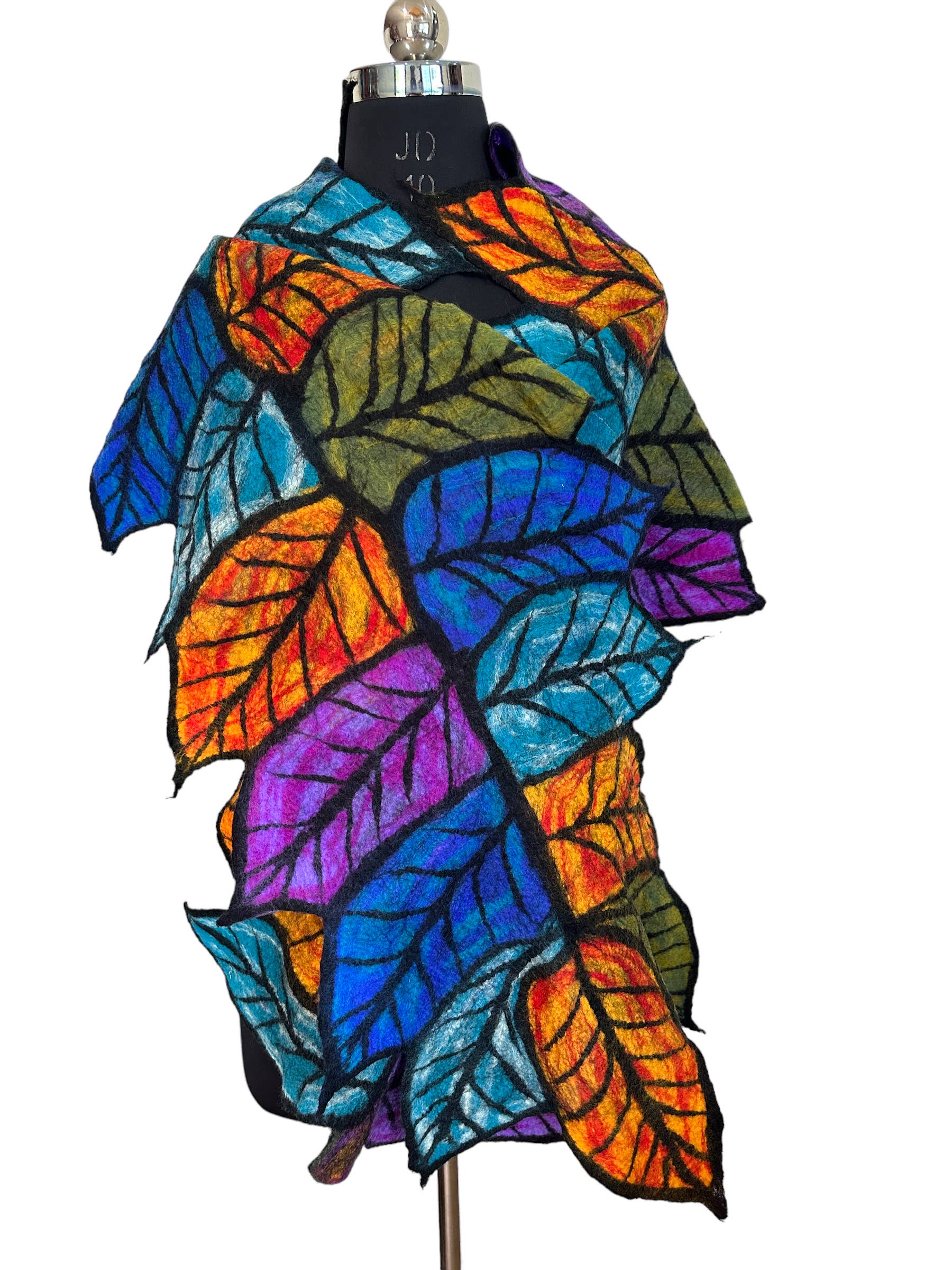 Pomegranate Moon – Großhandel Schal – Damen – Arbeitstuch mit Blattmotiv2