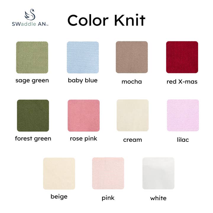 SwaddleAn - Wholesale Bedding Blanket - Kids & Baby - SwaddleAn Ruffled Knit Baby Blanket - 100% Cotton11