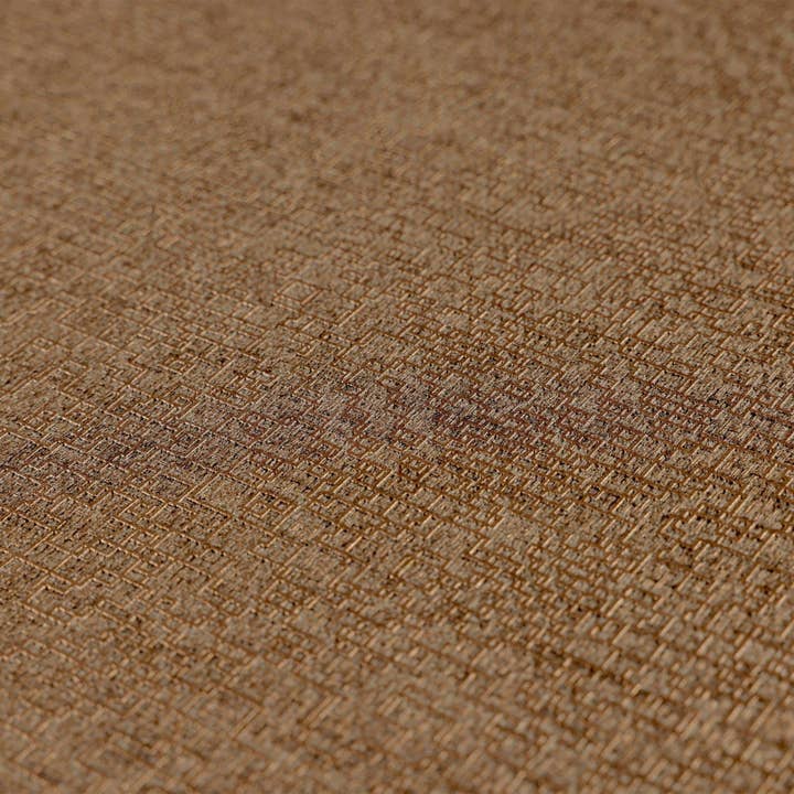 Walloro Luxury Embossed Wallpaper - Wholesale Wallpaper - Copper Metallic Lines Abstract Wallpaper, 3D Embossed Realistic Shiny Lines Wallcovering