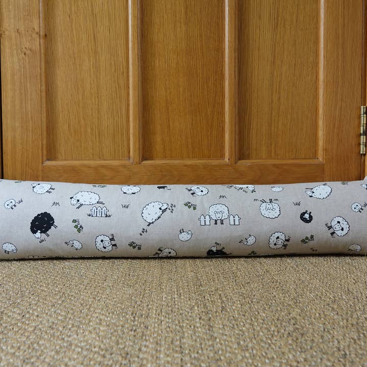 Draught Excluder - Sheep for wholesale by The Wheat Bag Company