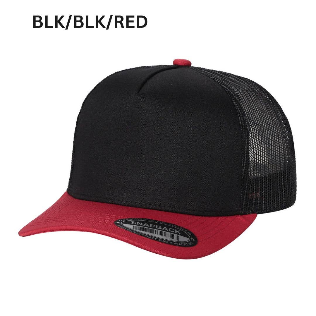 Burzip collection - Wholesale Trucker Hat - Unisex - TCM 2TONE - 5PANEL TC MESH 2TONE 5TRTM 7