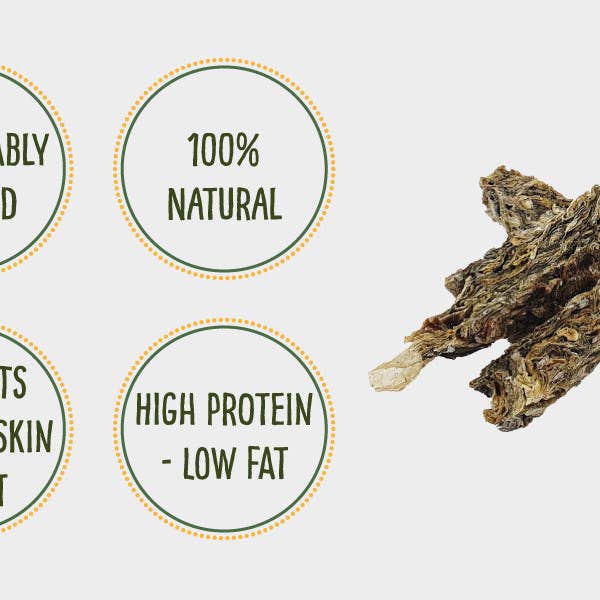 Hungry Paws - Vente Friandises – chien - Bâtonnets en peau de cabillaud pour chiens - 8 oz (227 g)8