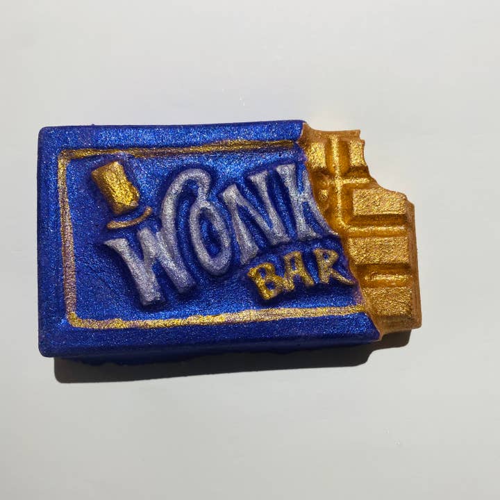 Wonka Bar Bath Bomb - Handpainted! for wholesale by LH Homemade
