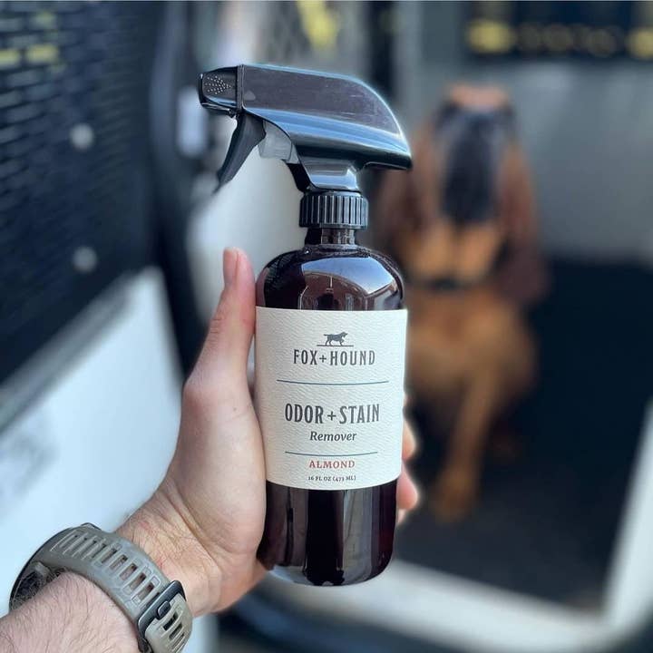 Fox + Hound - Vendita all'ingrosso Spray deodorante per animali - Detergente per animali domestici + smacchiatore - Mandorla - Cane/Gatto/Umano