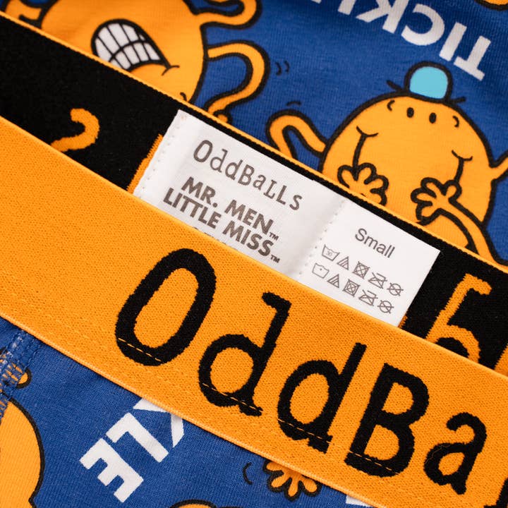 OddBalls – wholesale Underwear – Men's – Mr Tickle - Mr Men - Mens Cotton Boxer Shorts2