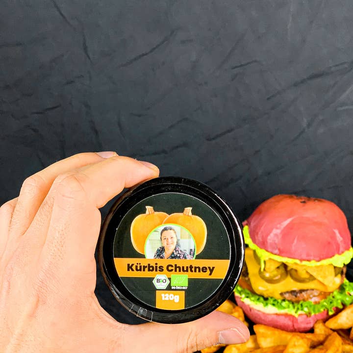 SANUUS® Better Living - Venta al por mayor Chutney - 120 g de chutney de calabaza orgánico para cocinar y refinar2