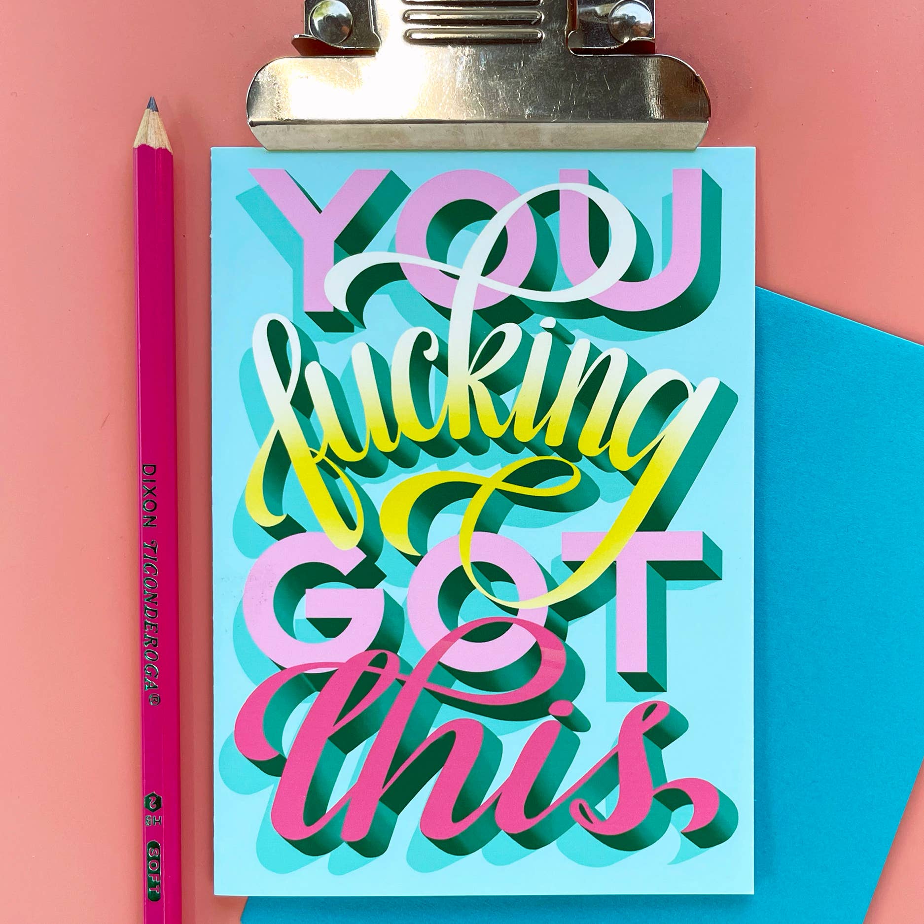 hey, alissandra – wholesale Uppmuntringskort – Du fick det här - A2-kort1