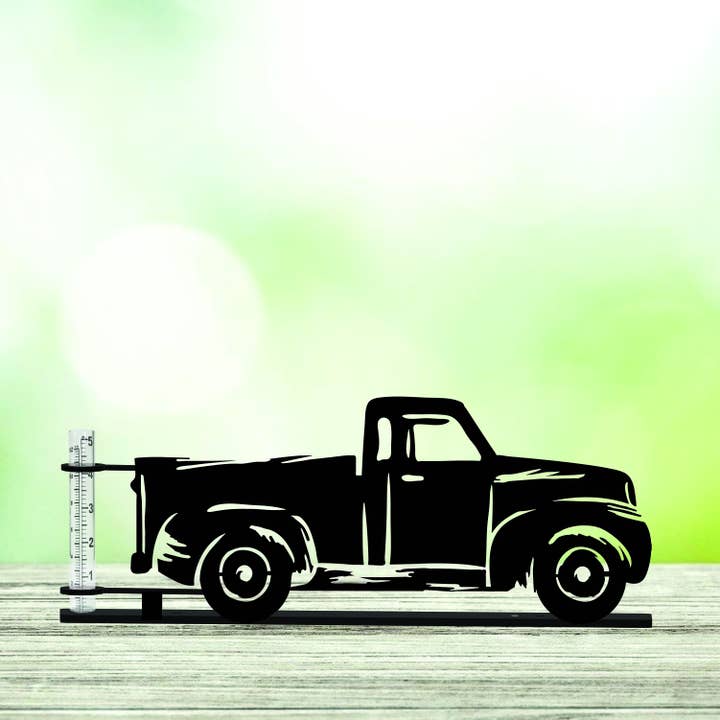 Vintage Truck Rain Gauge for wholesale by Steel Grace
