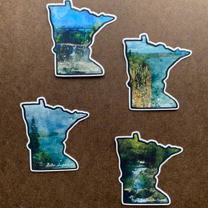 MN Aufkleber - Sortiert für den Großhandel von Adventure Jewels