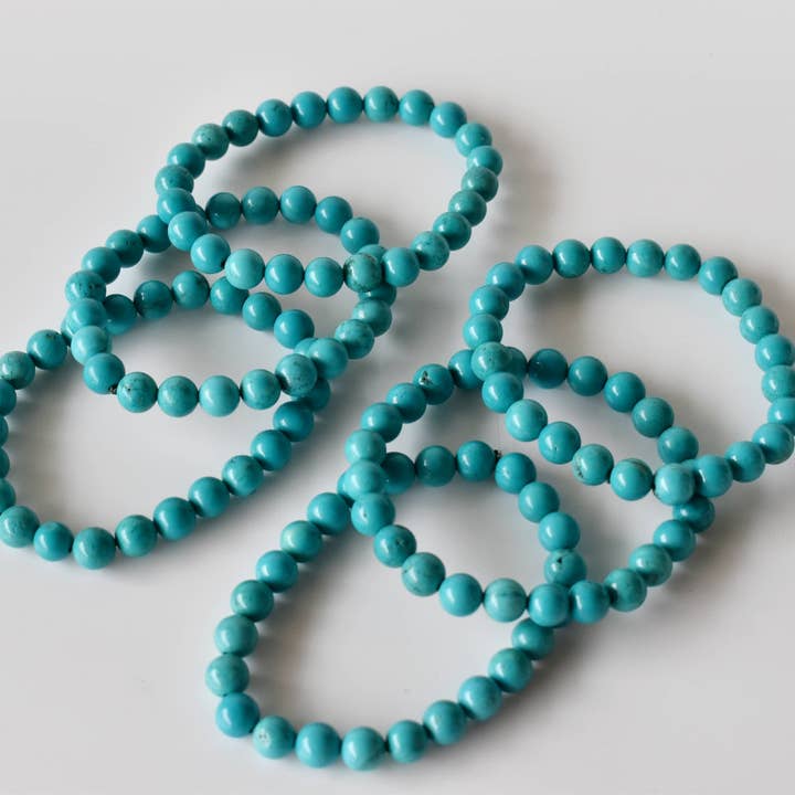 Soothing Crystals - Wholesale Beaded Bracelet - Healing Bracelet | Turquoise Howlite | Gemstone Bracelet3