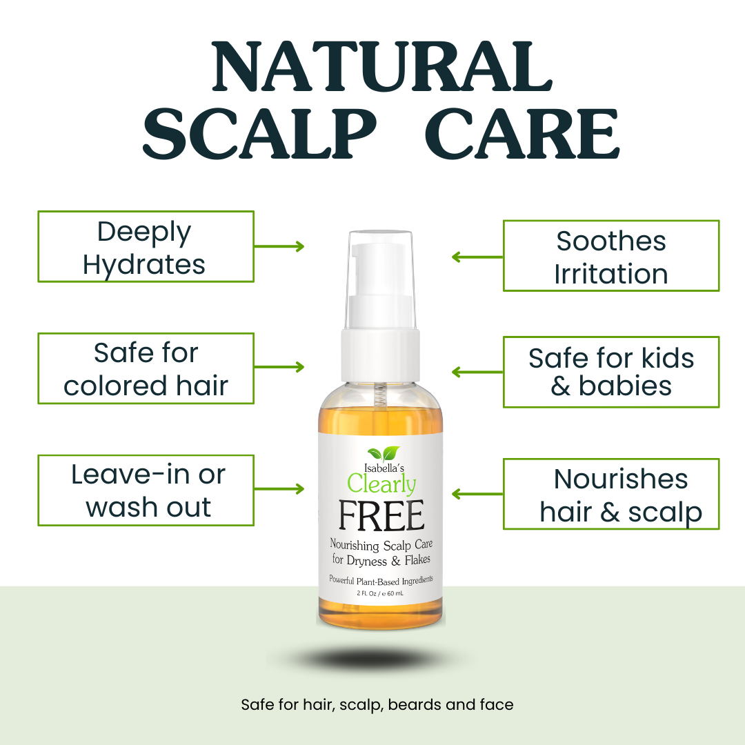 Isabella's Clearly - Wholesale Scalp/Hair Treatment - FREE, Nourishing Scalp Care for Dryness and Flakes7