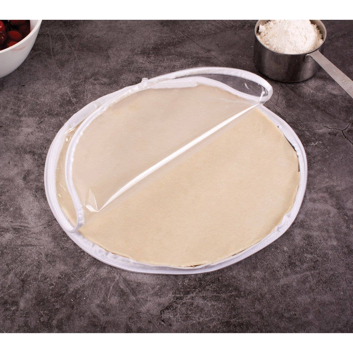 HIC - Harold Import Co. - Wholesale Kitchen Tool/Gadget - Mrs. Anderson's Baking Pie Crust Maker Bag, 11in4
