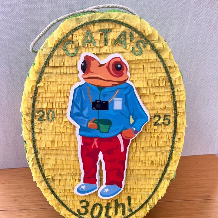 Pignatta Personalizzata a Forma di Rana Coqui Concho - Ispirata all'Album DTMF per la vendita all'ingrosso da parte di My Soiree Designs