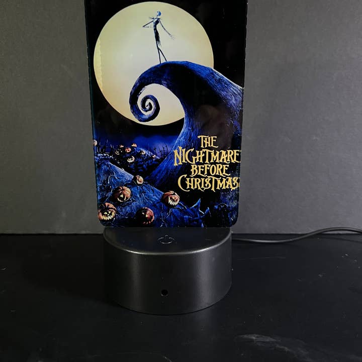 Nightmare Before Christmas Desk Light Night Light for wholesale by Dead Dave Designs